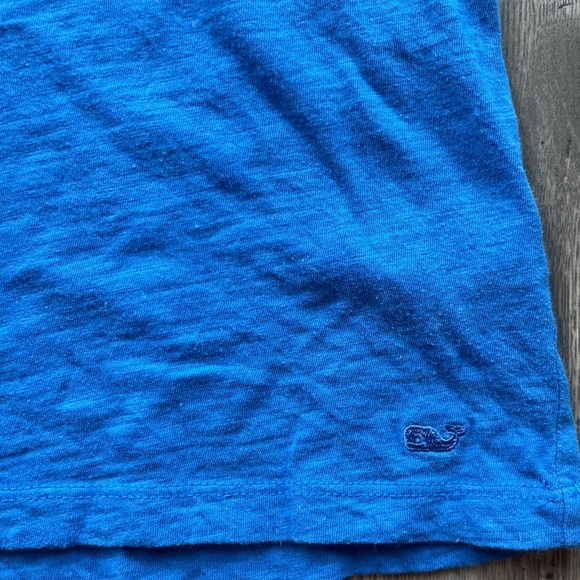 Vineyard Vines Women’s Slub Scoop Crew Neck Short Sleeve T-shirt Blue Size Small - Picture 3 of 8